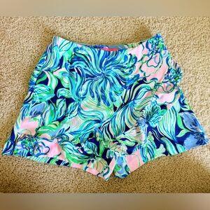 Lilly Pulitzer Faye Mini Skort in Party Thyme
